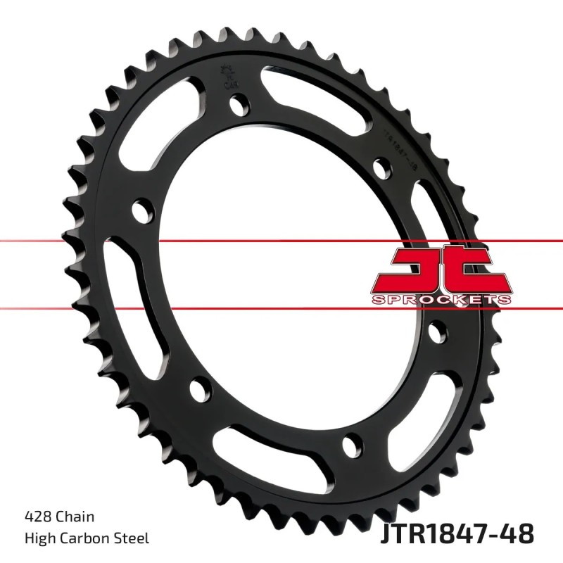 corona moto jt sprockets de acero de 48 dientes jtr1847 48