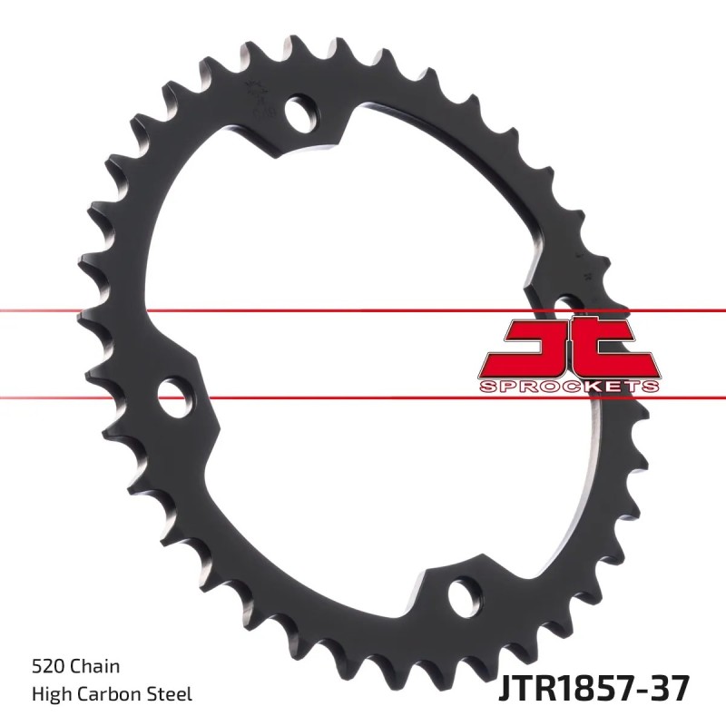 corona moto jt sprockets de acero de 37 dientes jtr1857 37