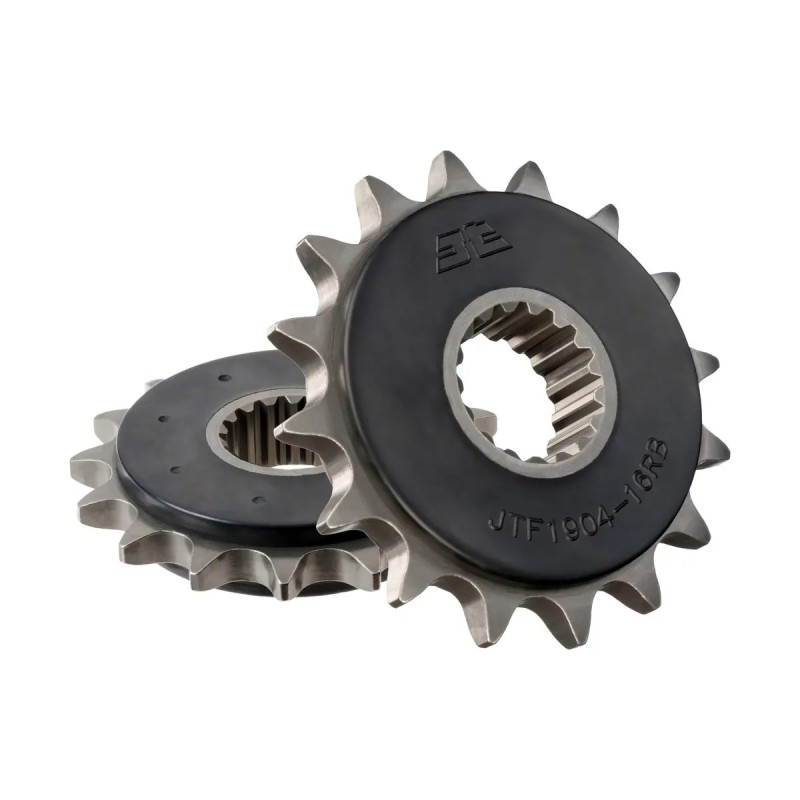 pinon de moto jt sprockets con goma 16 dientes p 525 jtf1904 16rb