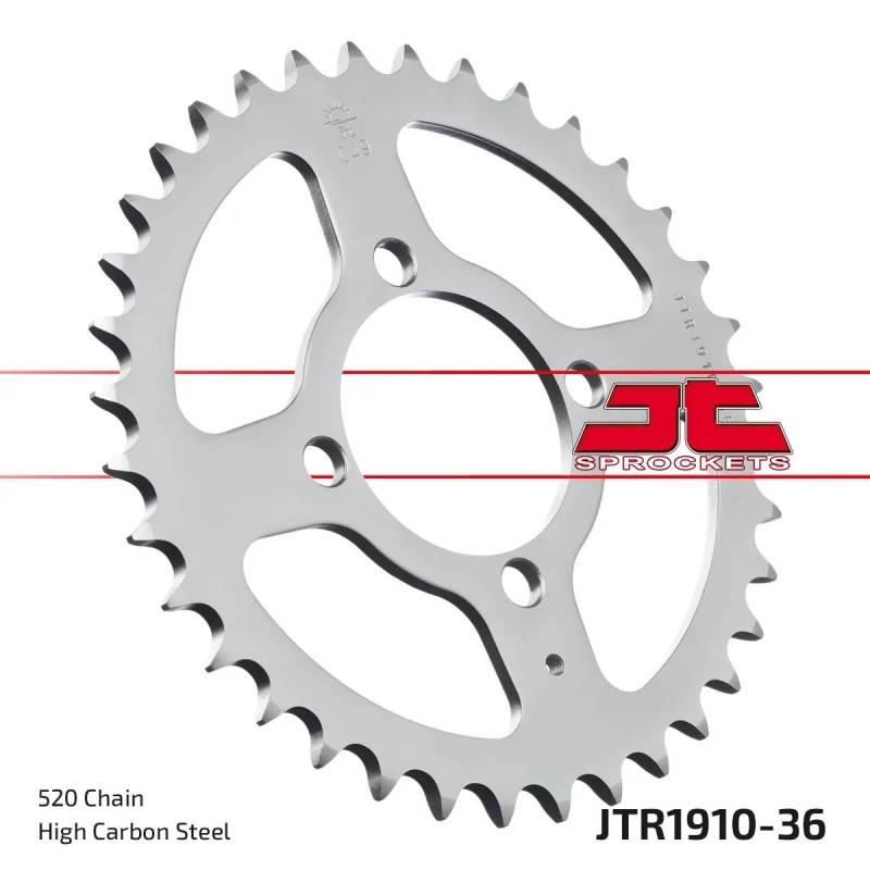 corona moto jt sprockets de acero de 36 dientes jtr1910 36