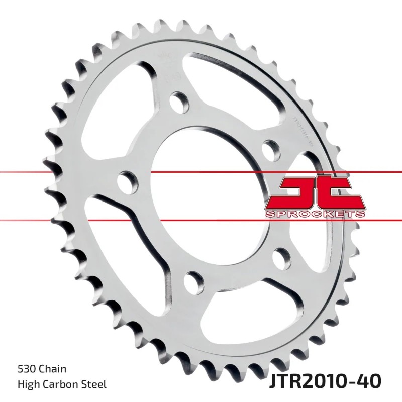 corona moto jt sprockets de acero de 40 dientes jtr2010 40