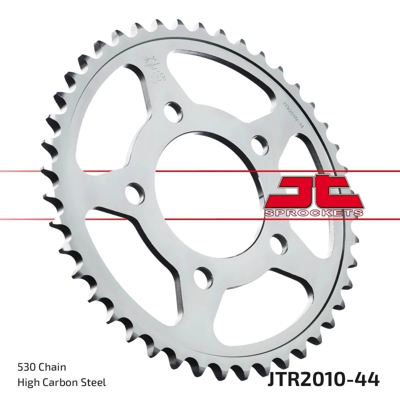 corona moto jt sprockets de acero de 44 dientes jtr2010 44