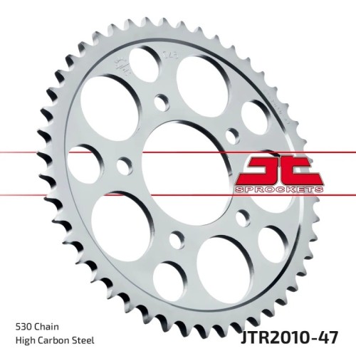 corona moto jt sprockets de acero de 47 dientes jtr2010 47