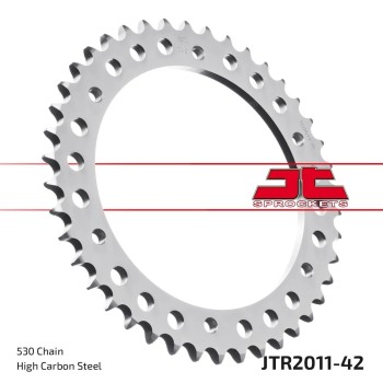 corona moto jt sprockets de acero de 42 dientes jtr2011 42
