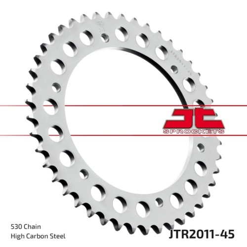 corona moto jt sprockets de acero de 45 dientes jtr2011 45
