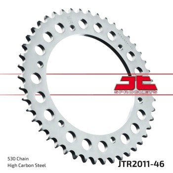 corona moto jt sprockets de acero de 46 dientes jtr2011 46