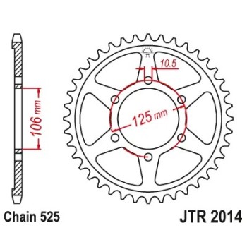 corona triumph 765 street triple 48 dientes jt sprockets jtr2014 48zbk 2