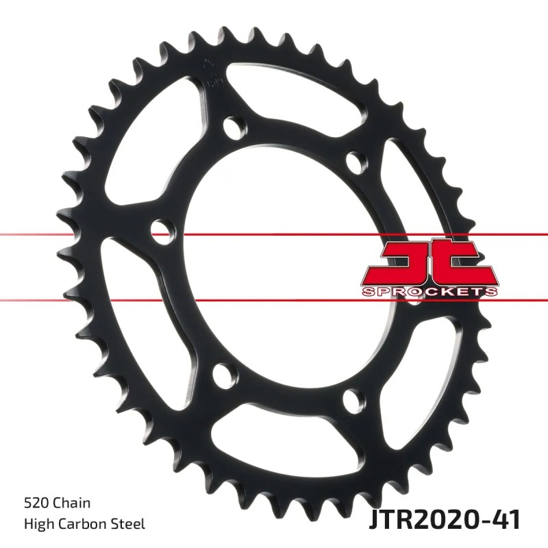 corona moto jt sprockets de acero de 41 dientes jtr2020 41