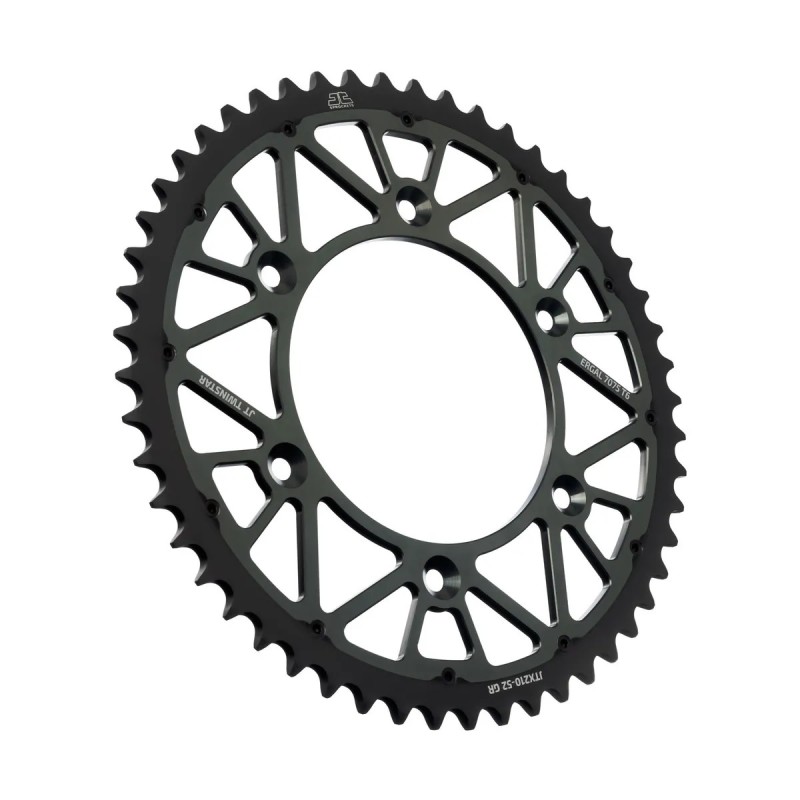 corona dual moto twinstar 520 jt sprockets 52 dientes jtx210 52gr