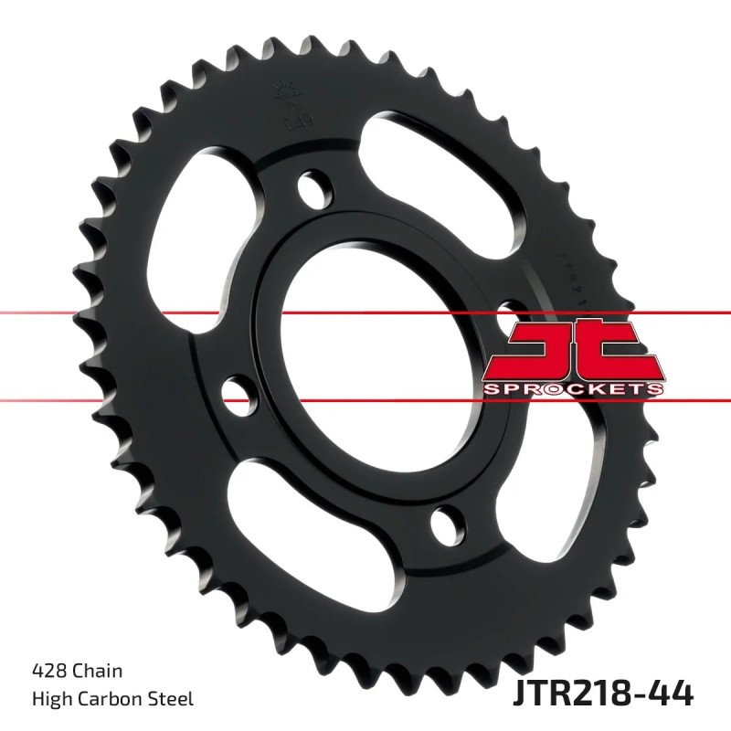 corona moto jt sprockets de acero de 44 dientes jtr218 44