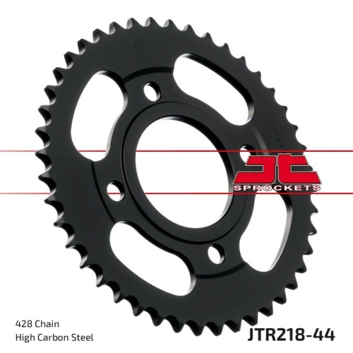 corona moto jt sprockets de acero de 44 dientes jtr218 44