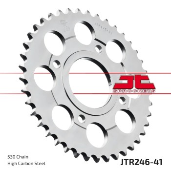corona moto jt sprockets de acero de 41 dientes jtr246 41