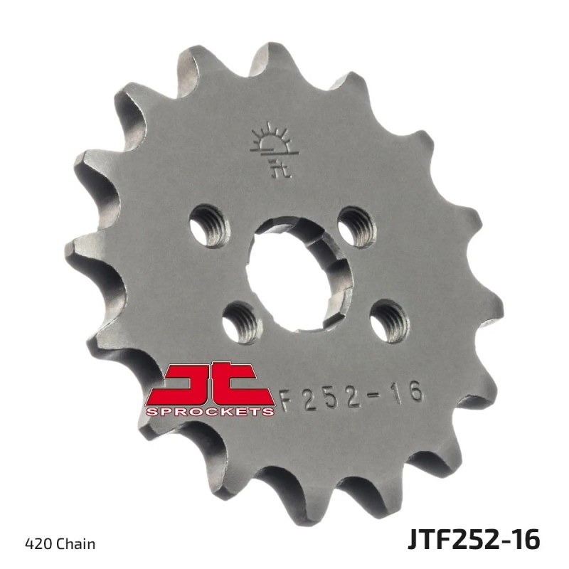 pinon moto jt sprockets acero 16 dientes jtf252 16