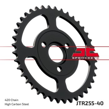 corona moto jt sprockets de acero de 40 dientes jtr255 40