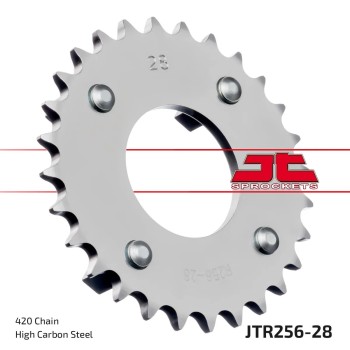 corona moto jt sprockets de acero de 28 dientes jtr256 28