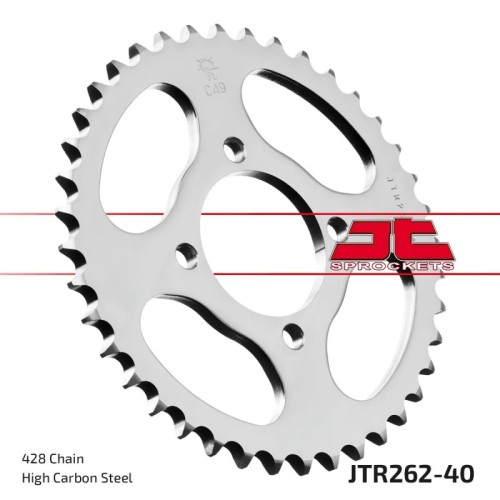corona moto jt sprockets de acero de 40 dientes jtr262 40