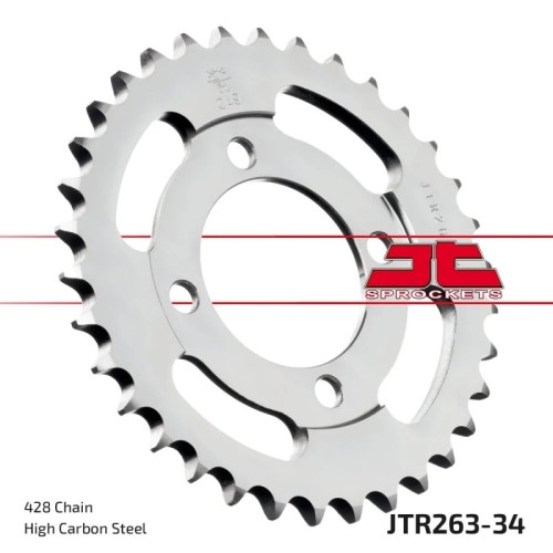 corona moto jt sprockets de acero de 34 dientes jtr263 34