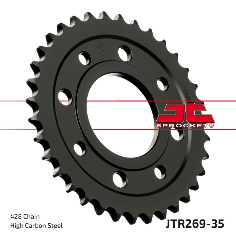 corona moto jt sprockets de acero de 35 dientes jtr269 35