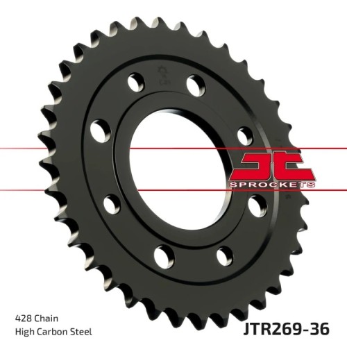 corona moto jt sprockets de acero de 36 dientes jtr269 36