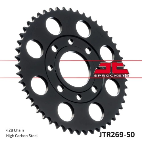 corona moto jt sprockets de acero de 50 dientes jtr269 50
