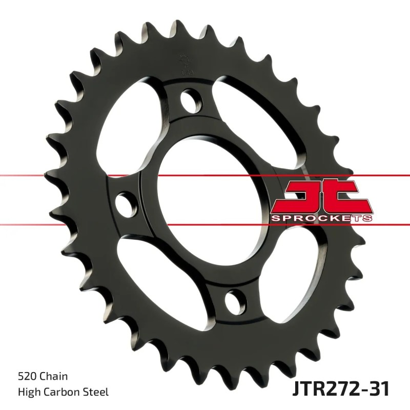 corona moto jt sprockets de acero de 31 dientes jtr272 31