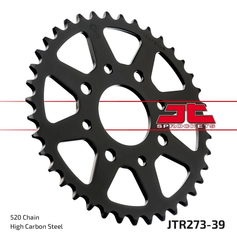 corona moto jt sprockets de acero de 39 dientes jtr273 39