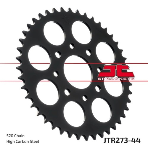 corona moto jt sprockets de acero de 44 dientes jtr273 44