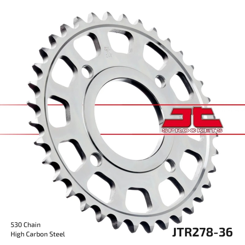 corona moto jt sprockets de acero de 36 dientes jtr278 36