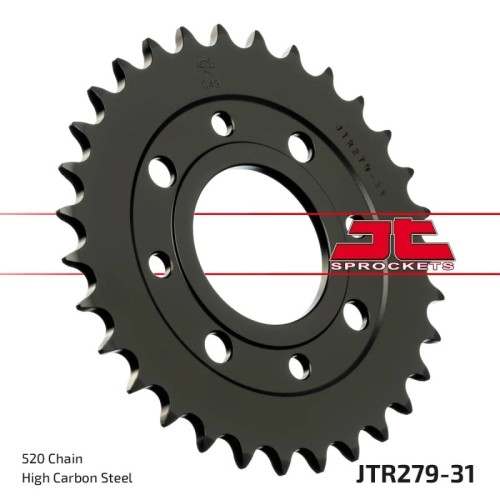 corona moto jt sprockets de acero de 31 dientes jtr279 31
