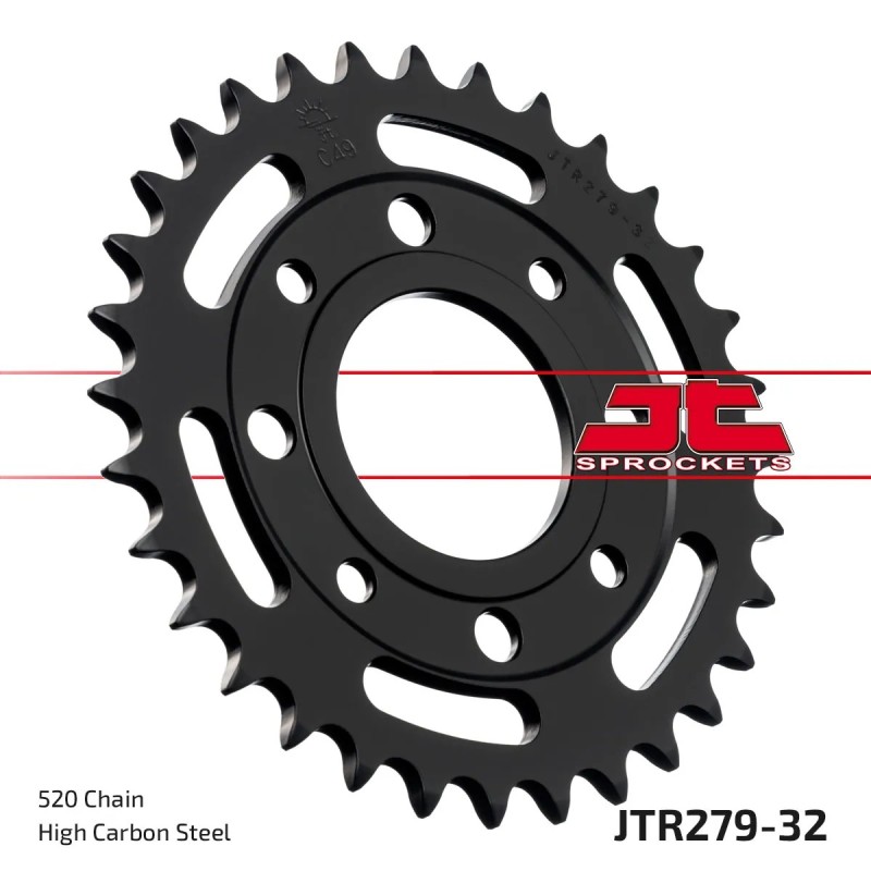 corona moto jt sprockets de acero de 32 dientes jtr279 32