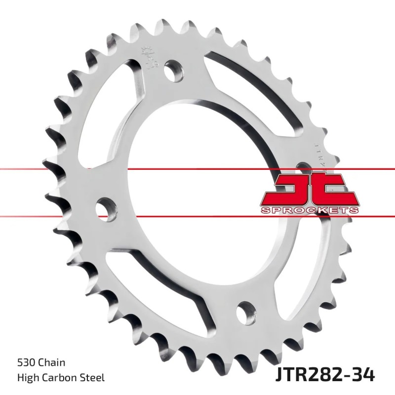 corona moto jt sprockets de acero de 34 dientes jtr282 34