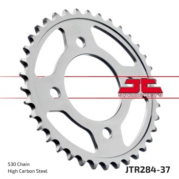 corona moto jt sprockets de acero de 37 dientes jtr284 37