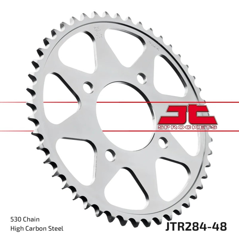 corona moto jt sprockets de acero de 48 dientes jtr284 48
