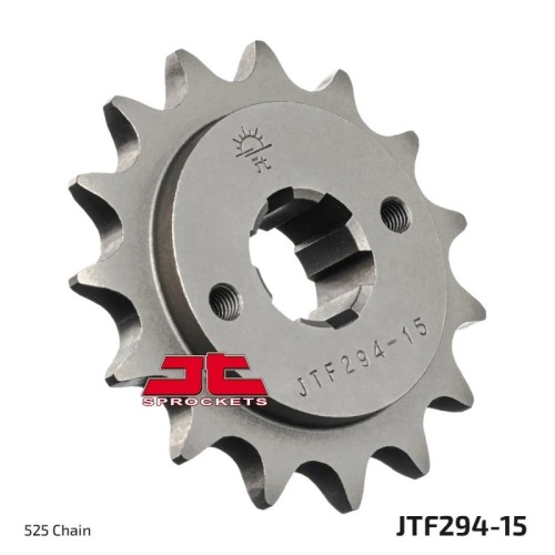 pinon de moto jt sprockets acero 15 dientes p 525 jtf294 15