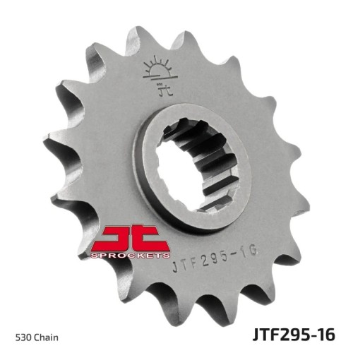 pinon de moto jt sprockets acero 16 dientes p 530 jtf295 16