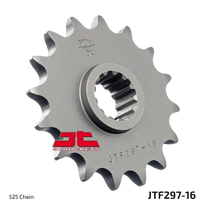 pinon moto jt sprockets acero 16 dientes jtf297 16