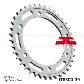 corona moto jt sprockets de acero de 39 dientes jtr300 39