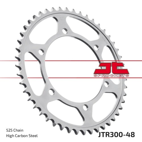 corona moto jt sprockets de acero de 48 dientes jtr300 48