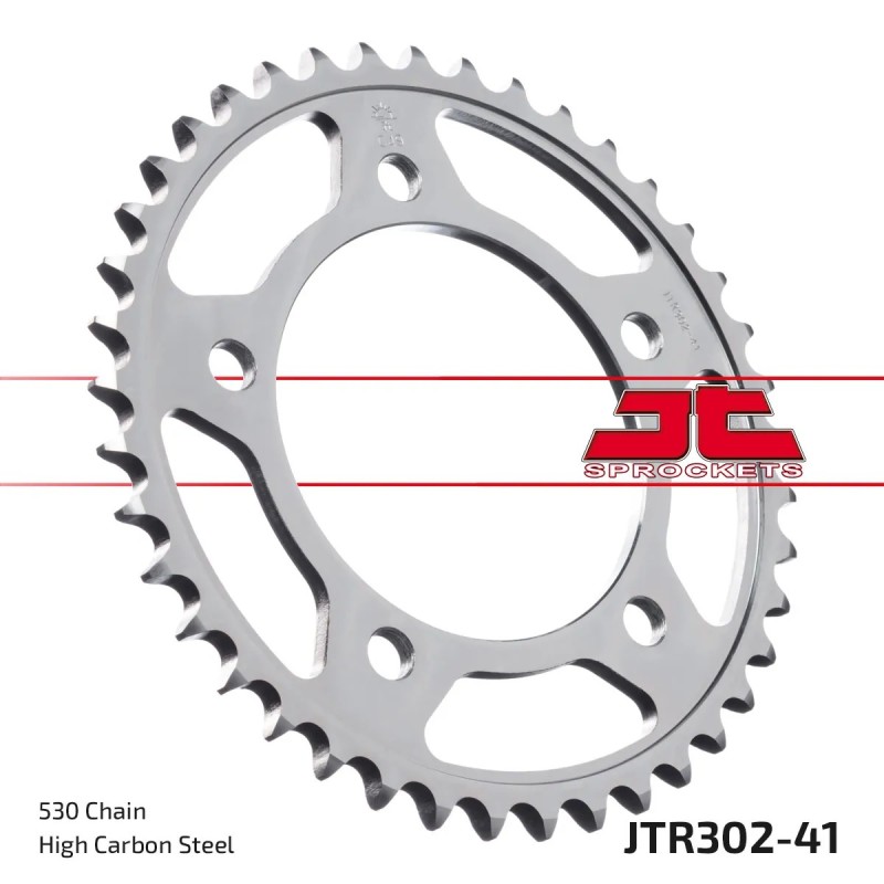 corona moto jt sprockets de acero de 41 dientes jtr302 41