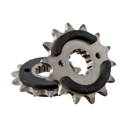 pinon de moto jt sprockets con goma 14 dientes p 520 jtf308 14rb