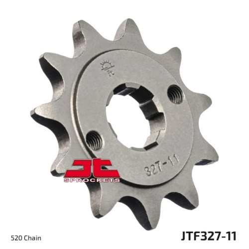 pinon de moto jt sprockets acero 11 dientes p 520 jtf327 11