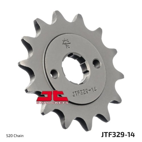 pinon de moto jt sprockets acero 14 dientes p 520 jtf329 14