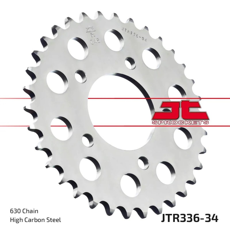 corona moto jt sprockets de acero de 34 dientes jtr336 34
