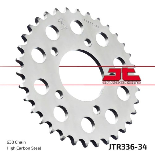 corona moto jt sprockets de acero de 34 dientes jtr336 34
