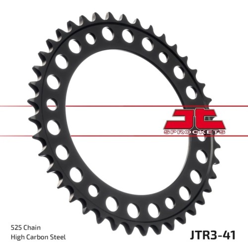 corona moto jt sprockets de acero de 41 dientes jtr3 41
