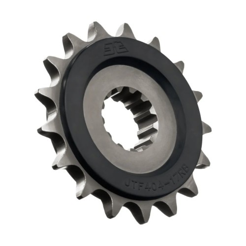 pinon de moto jt sprockets con goma 17 dientes p 525 jtf404 17rb