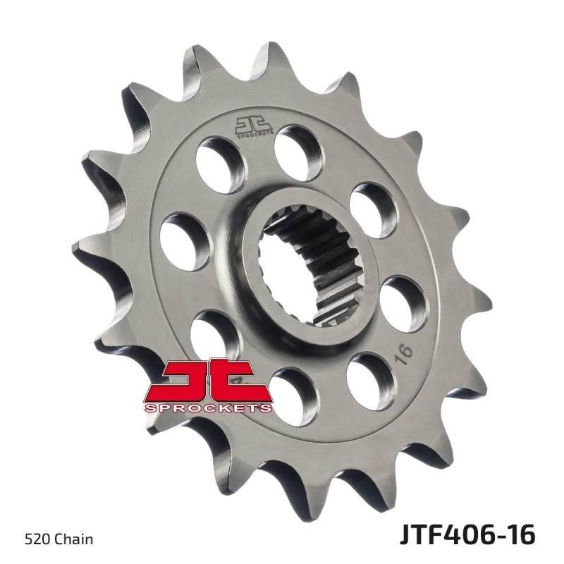 pinon moto jt sprockets acero 16 dientes jtf406 16