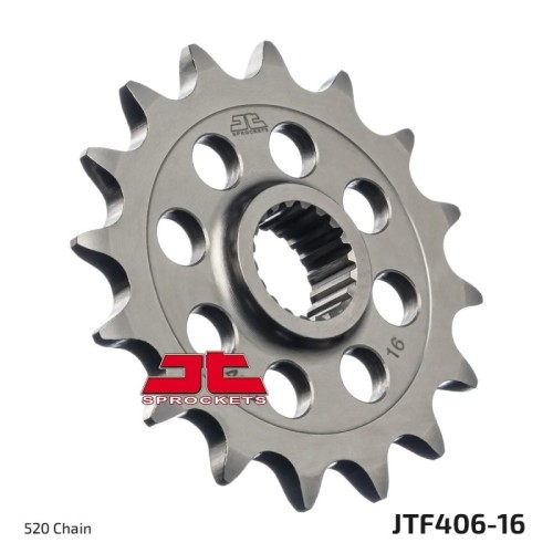 pinon moto jt sprockets acero 16 dientes jtf406 16