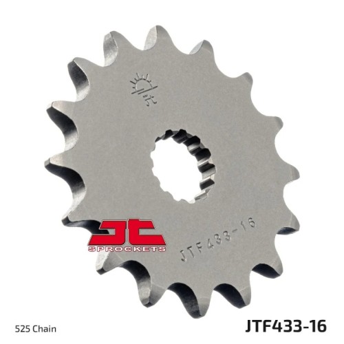pinon moto jt sprockets acero 16 dientes jtf433 16