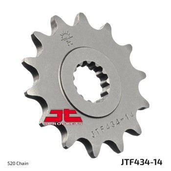 pinon de moto jt sprockets acero 14 dientes p 520 jtf434 14